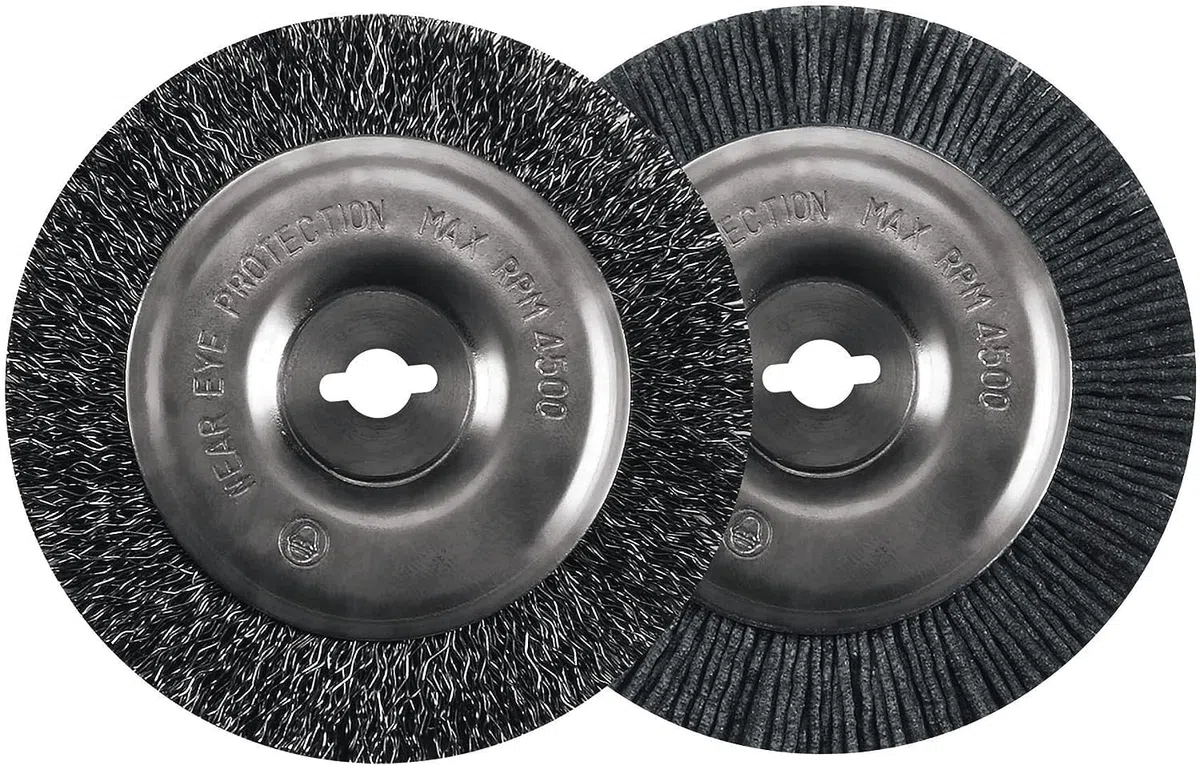Original Einhell Ersatzbürsten-Set (Fugenreiniger-Zubehör, passend für Einhell Akku- und Elektro-Fugenreiniger, inkl. 1x Stahlbürste, 1x Nylonbürste)