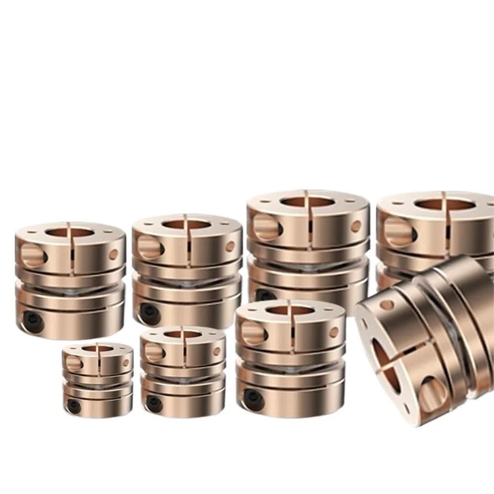 Flexibel Anschluss 1 stücke D34 L33 Servo Schrittmotor Kupplung 5mm bis 16mm Welle 34mm Durchmesser 33mm Länge Einzel Membran Flexible Koppler Klemmung Ausfahren(6mm to 6mm)