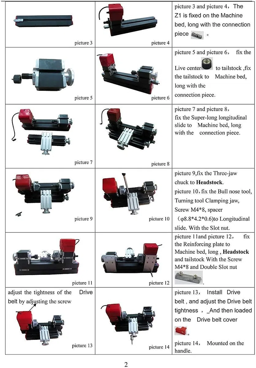 Metall-Multifunktions-Drehmaschine, Mini-Drehmaschine, 12 V, Miniatur-DIY, 20000 U/Min, 45135 Mm