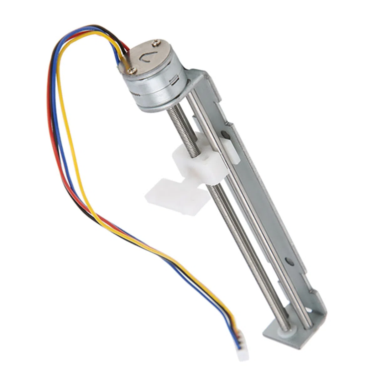 Linearantrieb, 4-9 V 2-Phasen-4-Draht-Linear-Schrittmotor-Schraubenschiebetisch, Präzise Bewegung für Heimwerkerprojekte und Messgeräte