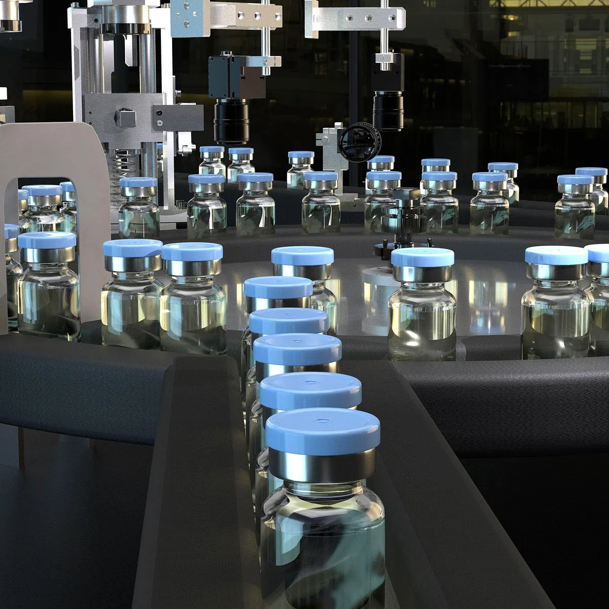 PATIKIL 100 Stück Aluminium Plastikkappen, 20mm Caps Verschlüsse Kappen, Flaschenverschlüsse Plastik Aluminium Kappen Abdeckung für Glasfläschchen, Lila
