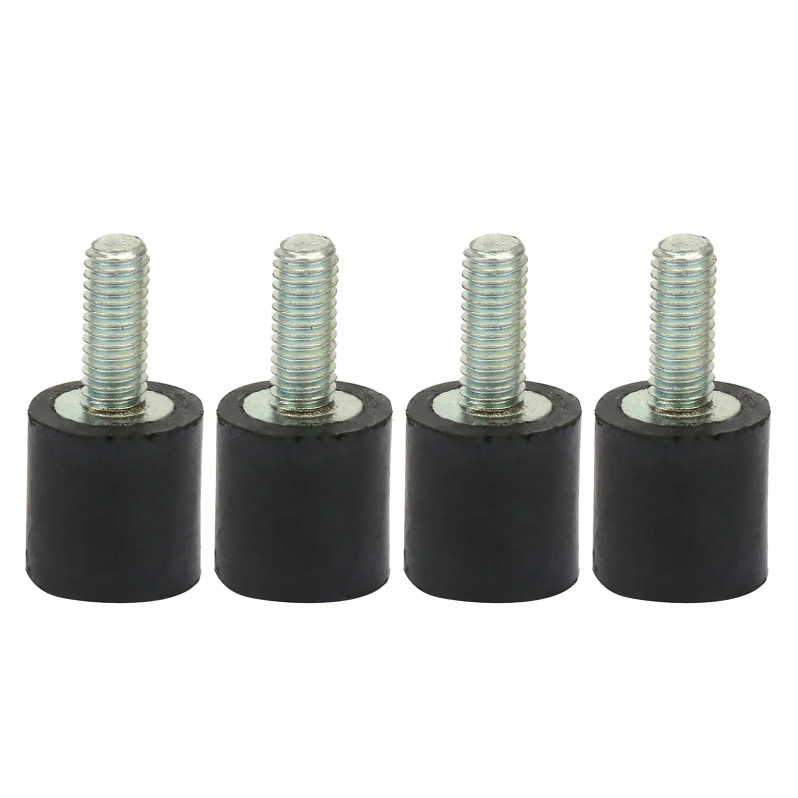 Gummidämpfer, 4 Stück Gummi-Lagerhalterungen mit M3/M5/M6 Bolzen - Stoßdämpfer für Vibrationsschutz