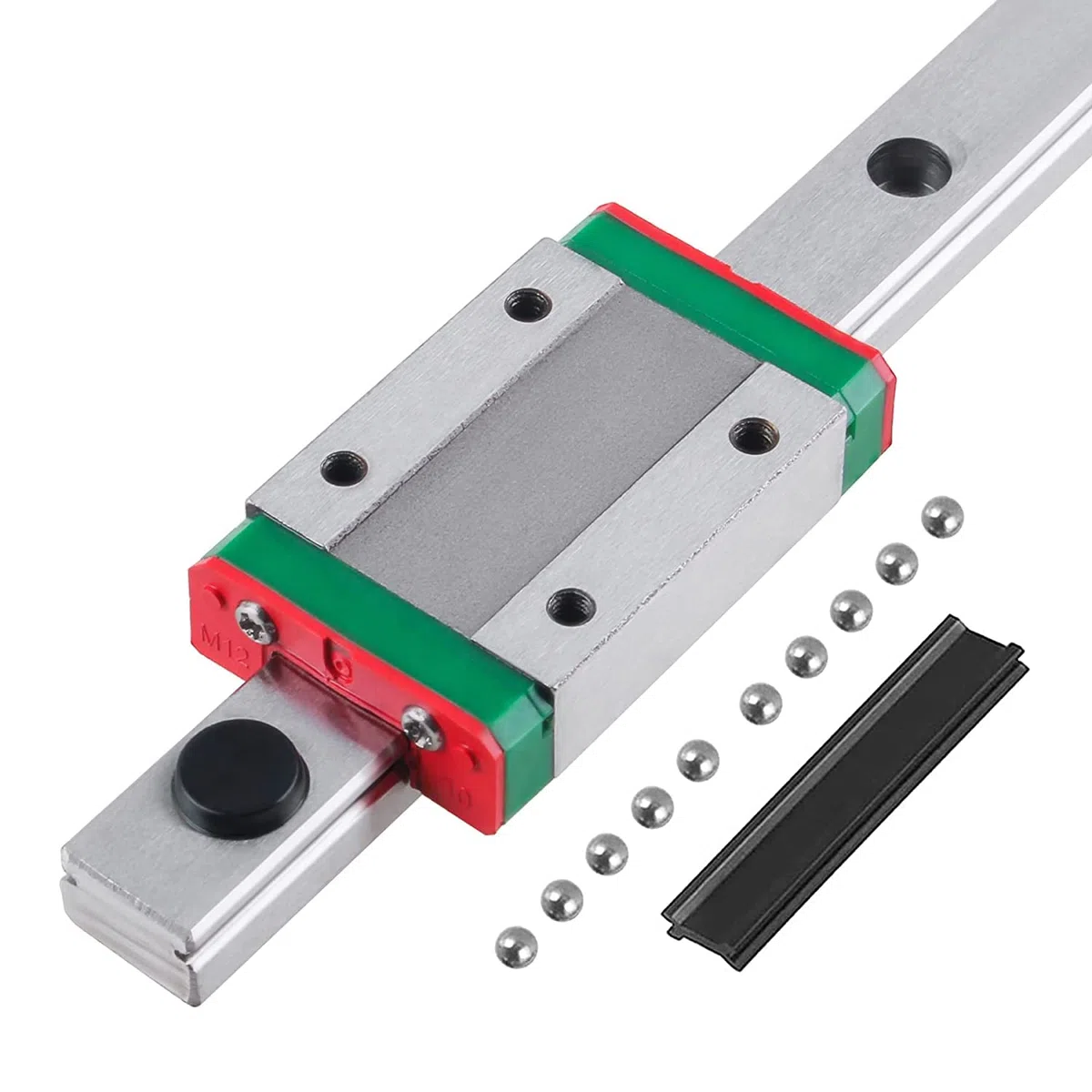 CNCMANS MGN15H 200mm Linearführung Miniatur Lineare Schienenführung mit MGN15H Carriage Block für CNC-Maschine und automatische Geräte (MGN15 200mm H-Type)