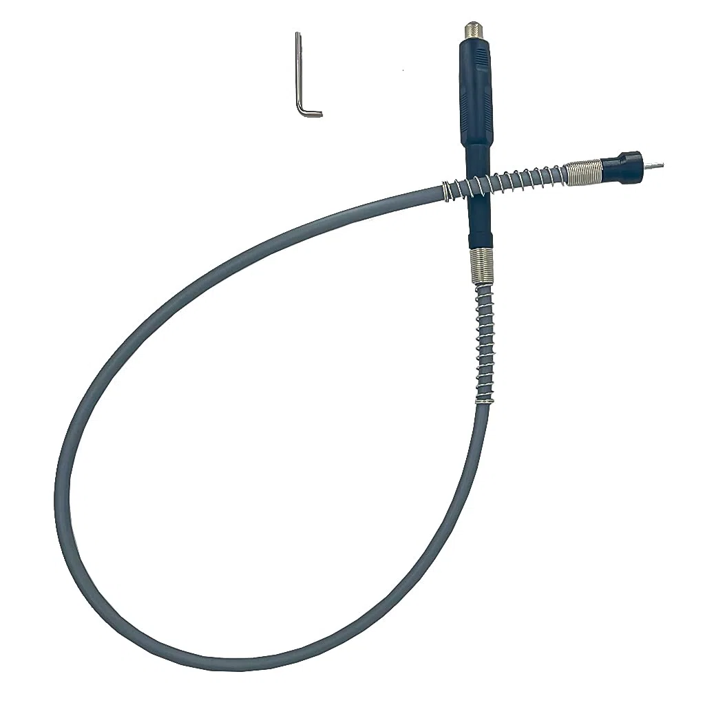 Flexible Biegsame Welle Verlängerungskabel Flexible Bohrwelle Flex Schaft mit M8 Schnellspannbohrfutter Klemm Dia.3,2 mm Für Rotary Grinder Attachment Rotary Werkzeug