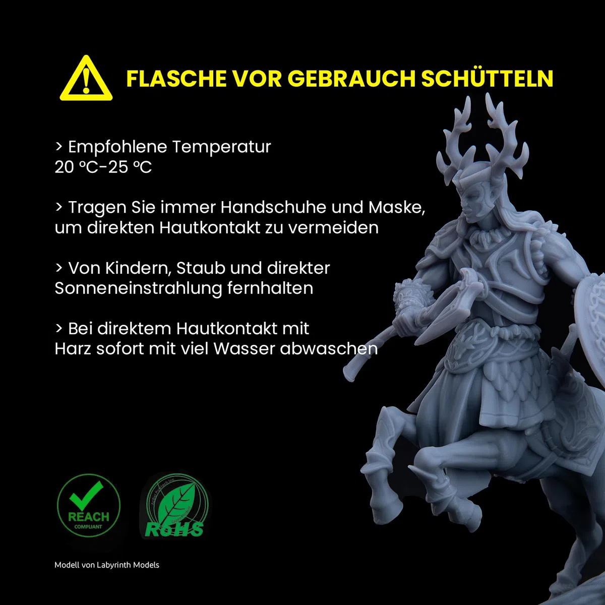 ELEGOO 3D Drucker Resin, UV 405nm Standard Resin mit Hohe Präzision und Schnelle UV-Härtung für MSLA/DLP/LCD 3D Drucker, Photopolymer-Kunstharz Flüssige 3D-Druckmaterialien, Grau 1000g