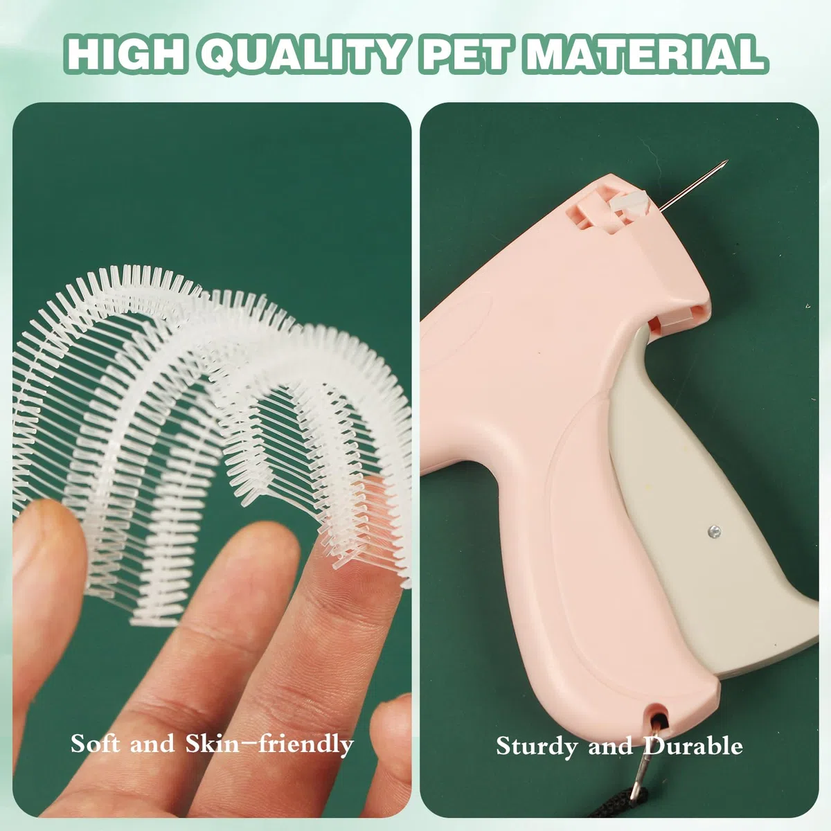 Stitchy Pistole für Kleidung Etiketten, Speedy Clothing Fixer, Stitchy Quick Clothing Fixer, Micro Stitch Gun für Clothes, Stitchy Gun mit 250 Bärenschnallen und 1650 Plastiknadeln