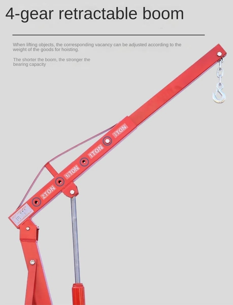 Hydraulischer mobiler Hebekran für Motorwartung und schweres Heben