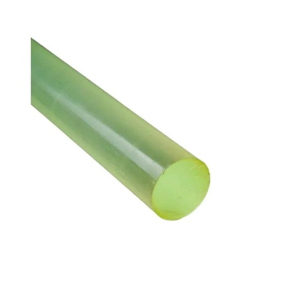 Polyurethan-Rundstab, elastischer Gummistab, Rindersehnenstab, massiver stoßdämpfender Rundstab, Durchmesser 60 mm, Länge 500 mm, 1 Stück.