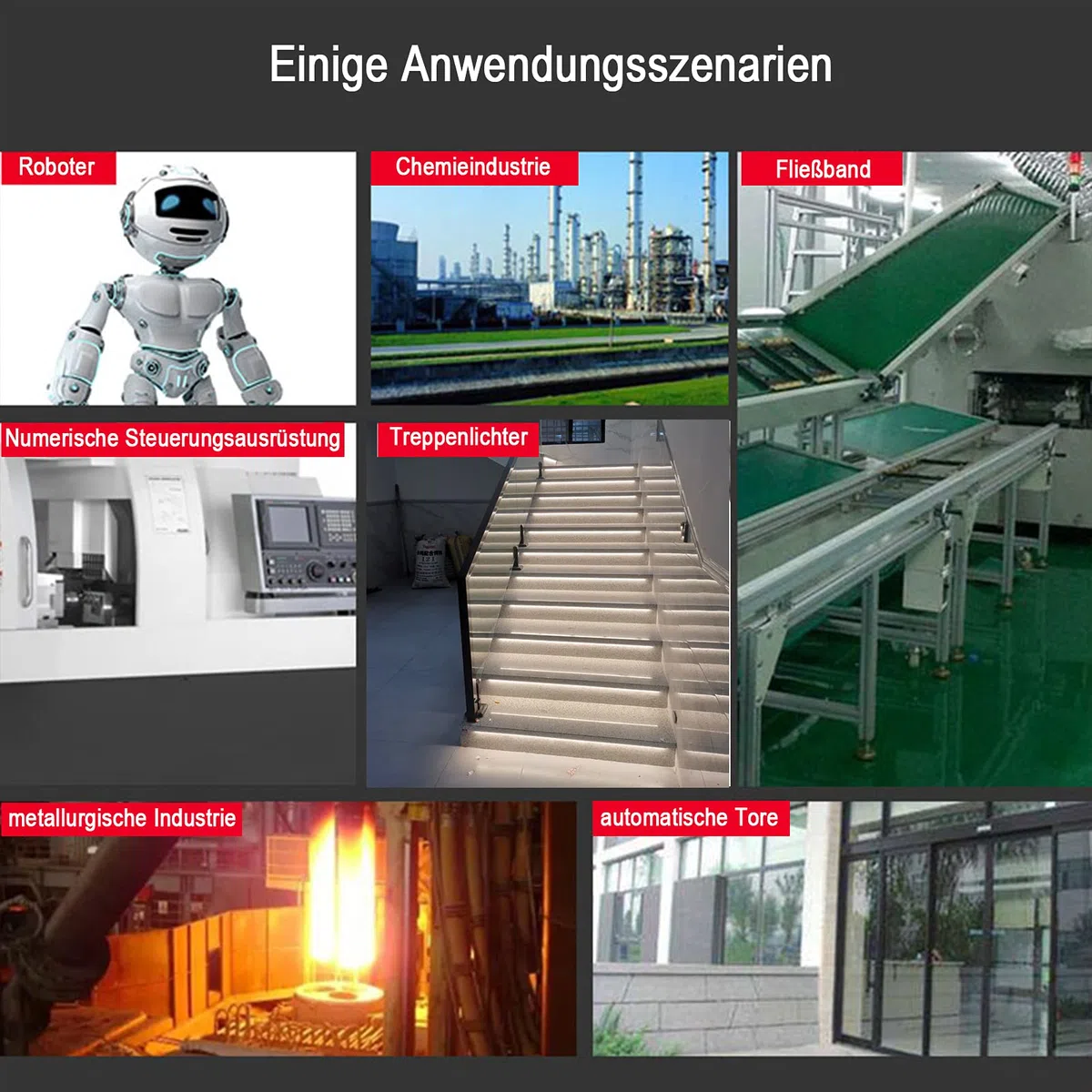 STBTECH E3Z-R61 Lichtschrankensensor Innenwandmontage NPN (NO oder NC schaltbar) Reflektierender Lichtschranke Spiegel reflexion N?herungsschalter mit 2 m Kabel, Reflektorplatte, 2 m induktionsabstand