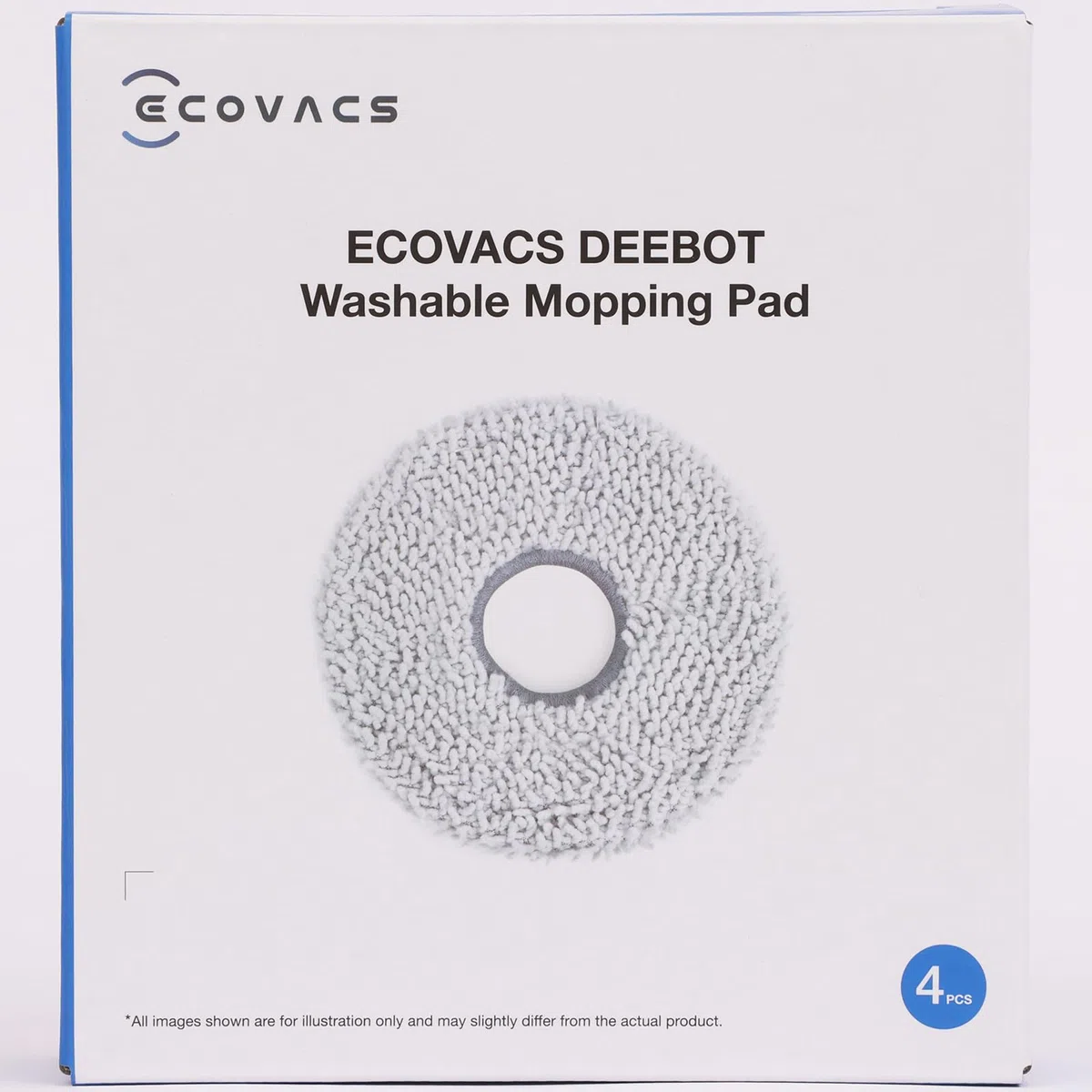 ECOVACS Waschbare/wiederverwendbare Reinigungstücher für den Staubsaugerroboter DEEBOT X5 OMNI/X5 PRO OMNI, DCC040047