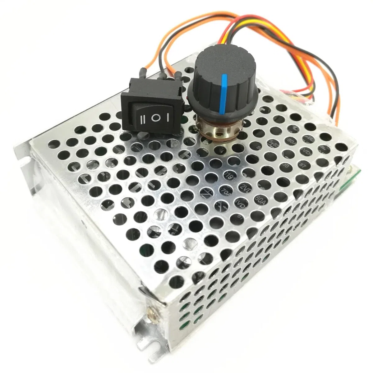 50 TEILE/LOS PWM DC motor drehzahlregler motor 12v24v36v48v invertiert schalter umkehrschalter 40A (6,5)