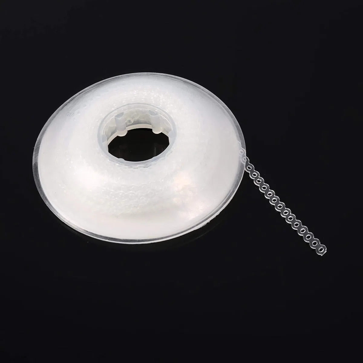 Power Chains 1 Rolle Dental Kieferorthopädische Elastikkette Ultra Power Clear Transparente/Farbige Endlosketten(transparent)