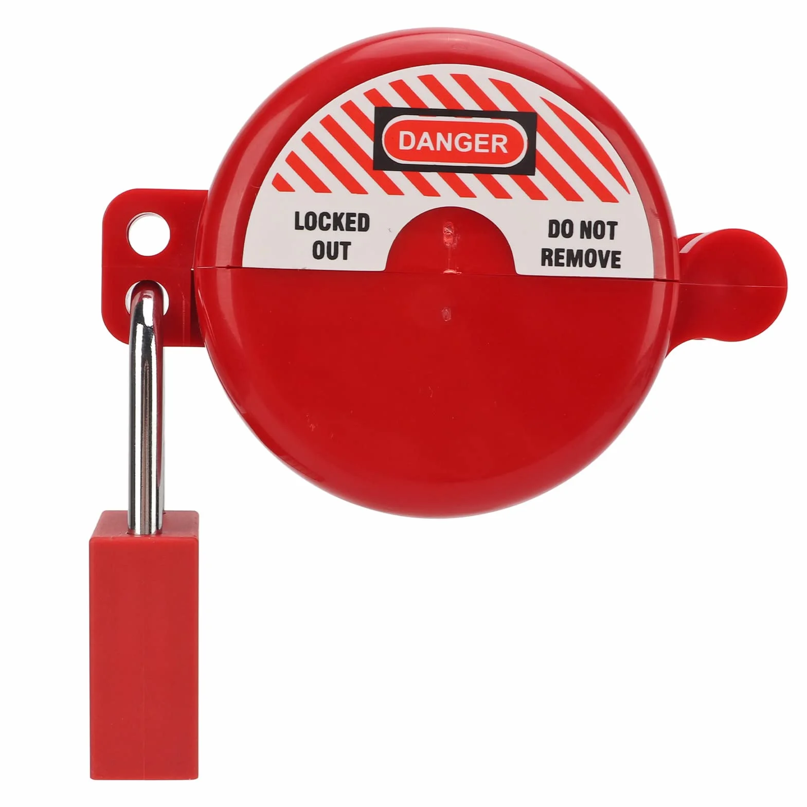 Ventilverriegelung mit Sicherheitsvorhängeschloss 1,1" Bis 3,15" Durchmesser Ventilverriegelung Tagout Hitzebeständig Schlagfest für Gaswasserhahn