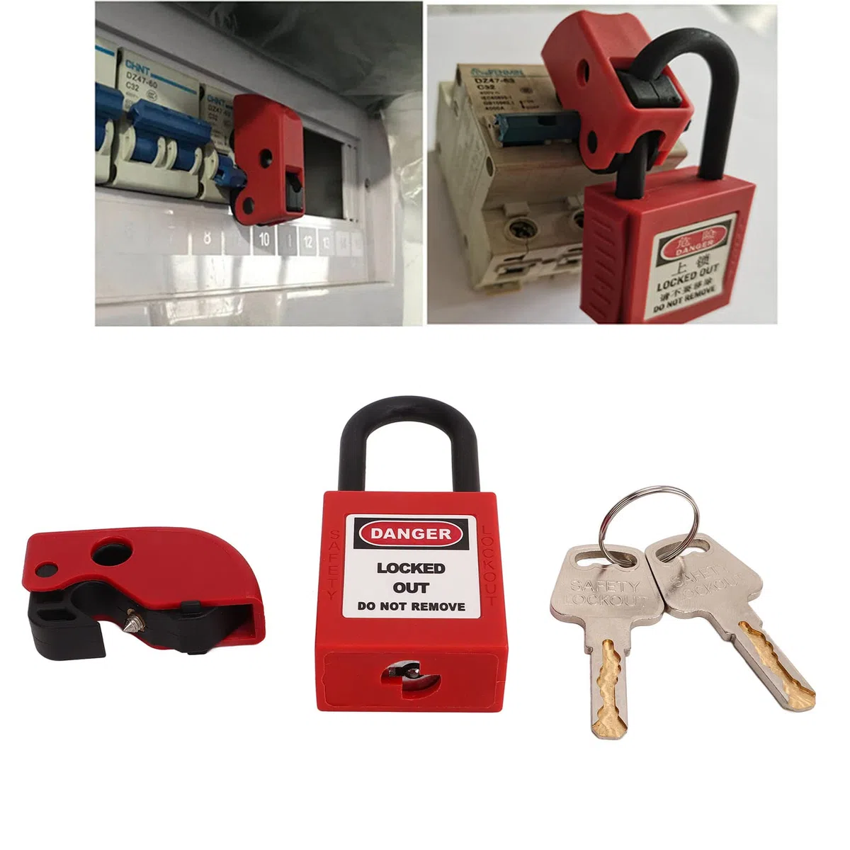 Watris Veiyi Lockout Tagout Gerät, Universal Circuit Breaker Sicherungsautomat Lockout Kit, Sicherungsfinder Für Geräte Wartung, Enterprise Management