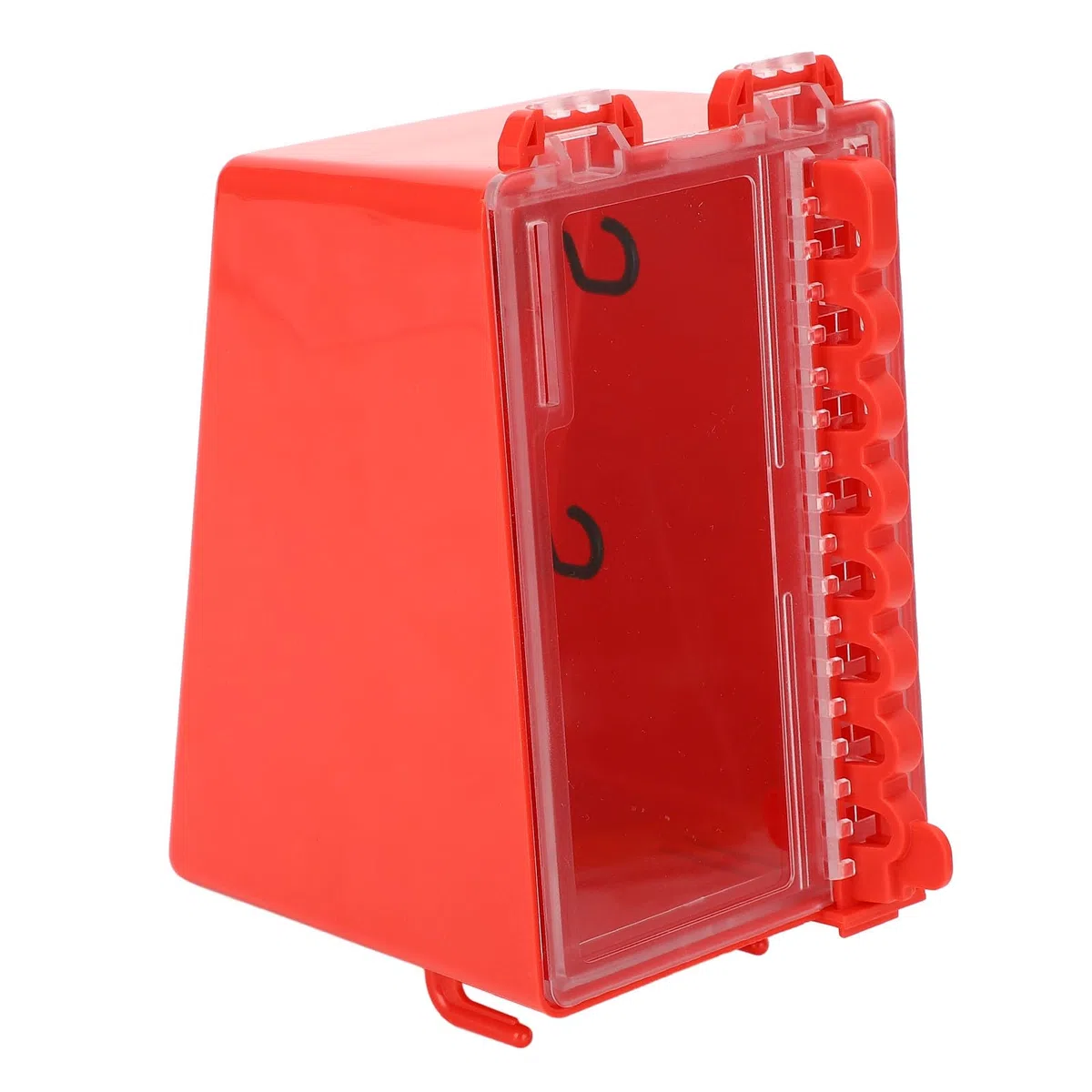 Lockout Tagout Gruppenschlosskasten, Lockout Tagout Loto Box, Tragbare Wandmontage Gruppenschloss 8 Loch Schlüsselstation mit Transparenter Platte