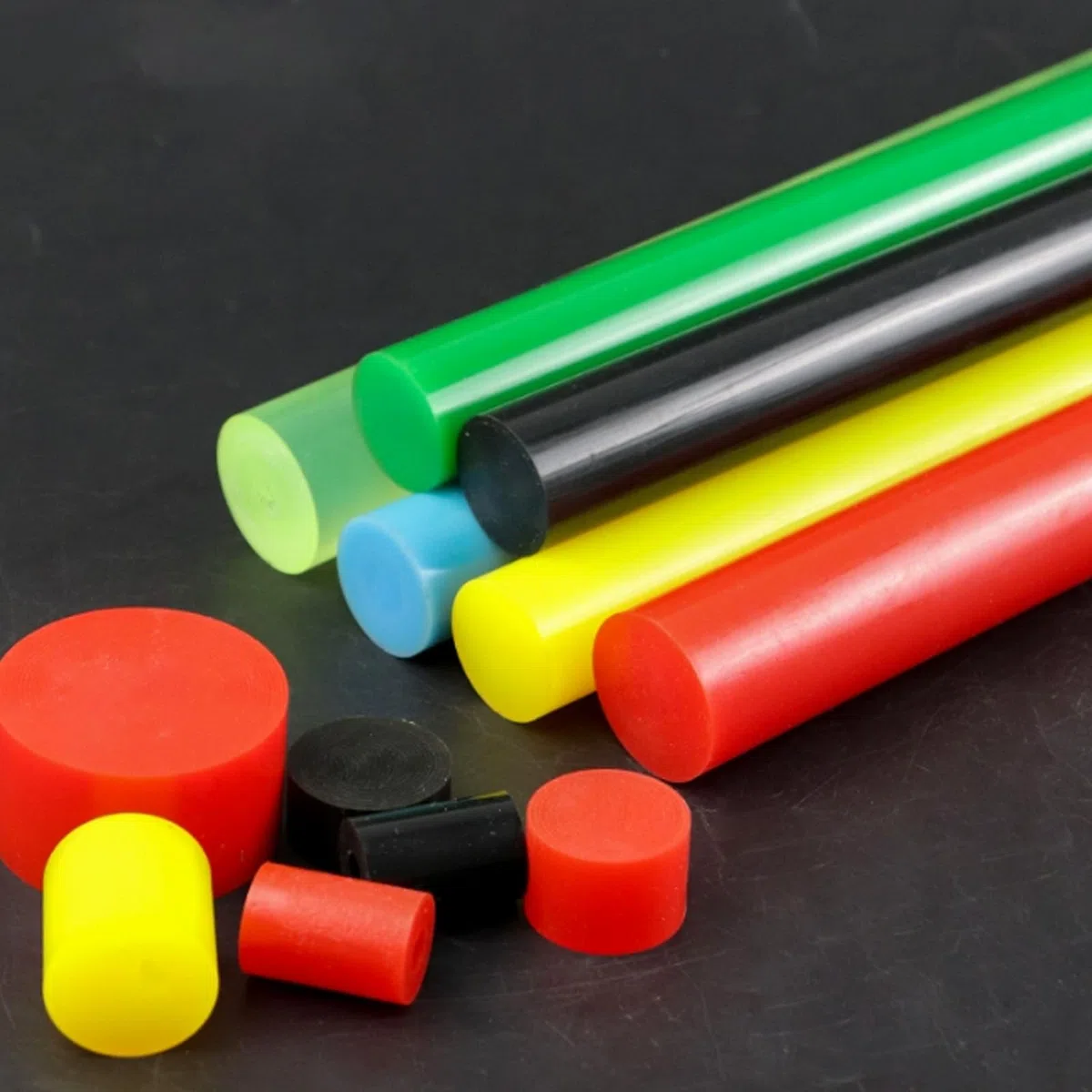 Polyurethan-Stange, ABS-Kunststoff-Vollgummistange, 120 mm x 500 mm, hohe Haltbarkeit für den industriellen Einsatz, vielseitige Kunststoffmaterialien für Handwerk und Prototyping