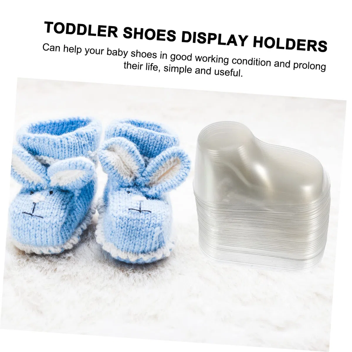 ABOOFAN Transparenter Schuhhalter Babyfüße Aus Robustem Pvc Babyschuh Displayständer Für Kleinkinderschuhe Leichter Stabiler Socken Und Schuhpräsentationsständer
