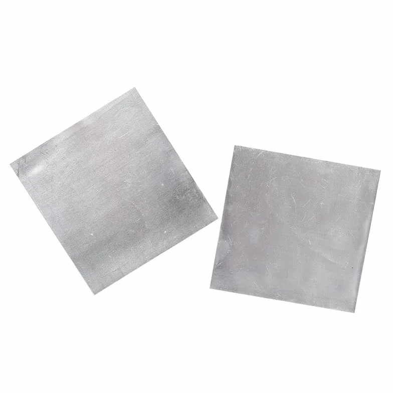 1PCS 100X100MM Hochreine Zinn Blatt Weißblech Sn≥99,99% Zinn Folie Zinn Haut Verfügbar Wissenschaftliche Labor Metall Blatt Platte (Thickness 0.05MM)