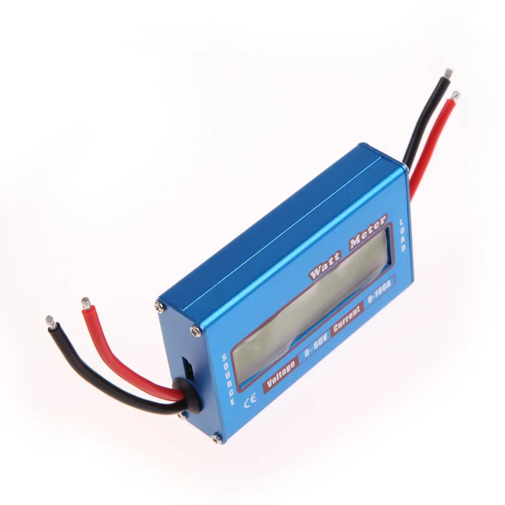 Domybest Einfacher DC Analysator Watt Volt Amp Meter 12V 24V Solar Wind Analyzer