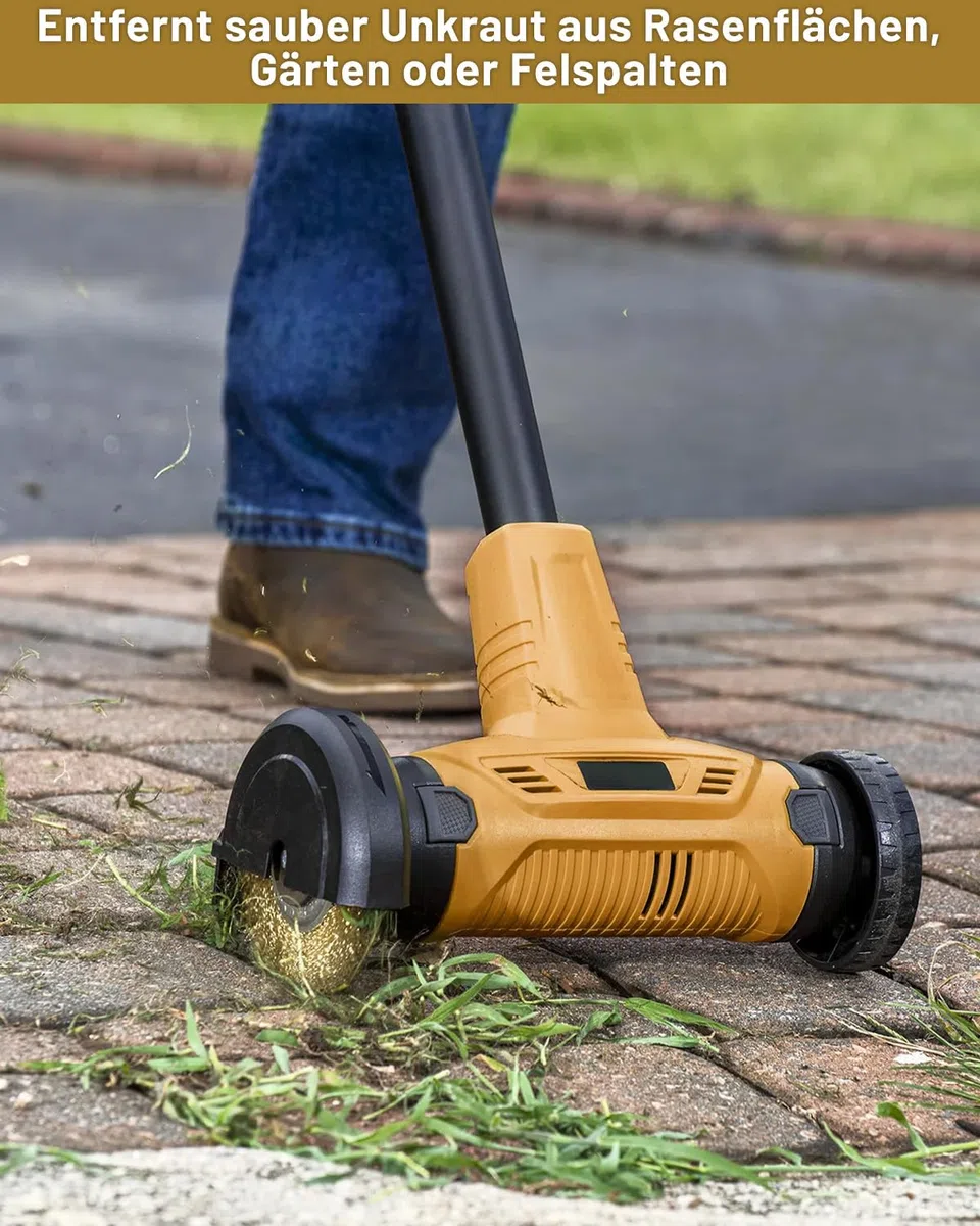 Fugenbürste Set, 4 Stück Drahtbürste für Gloria Multibrush und Weedbrush, Ø 11,5 cm, Garten Weed Brush Zubehör für Bodenreinigung, Moos, Schmutz- und Unkraut in Fugen (4)