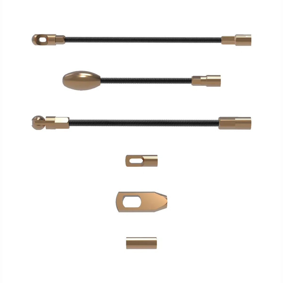 Arnocanali APM5KIT Ersatz-Zubehör-Set für Kabeldurchführungen von Ø3 bis Ø4,5 mm, Gewinde M5