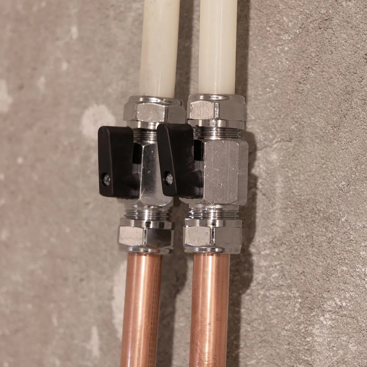 PATIKIL 10mm ID Gerade Kupfer-Kupplungsfittings 15 Stück Gerollte Rohrstopps Gerade Rohrverbindungsschweißnaht Für HVAC Klimaanlage Sanitär Kältetechnik