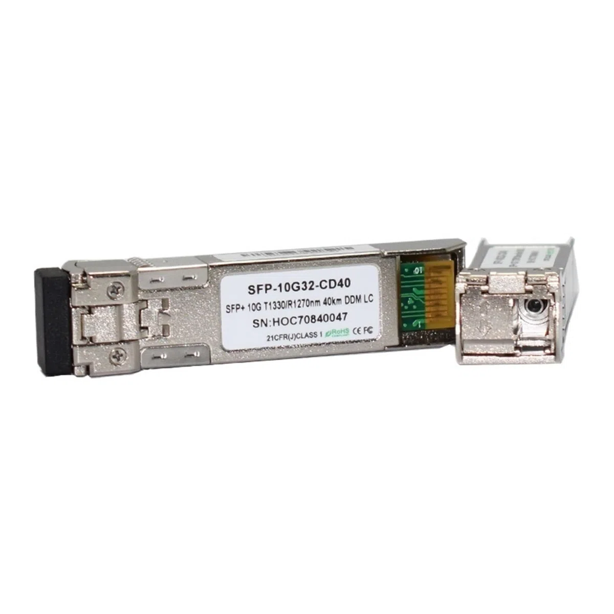 Mini GBIC WDM 10G SFP 40 km 1270/1330 nm LC-Anschluss Dom Starke Kompatibilität