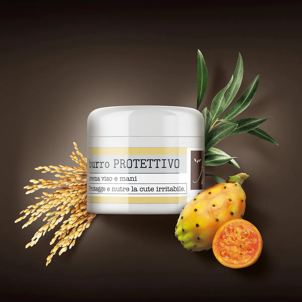Fiocchi di Riso - Schützende Butter - 30 ml - Winterschutz - Schützt und pflegt die reizbare Haut von Gesicht und Händen.