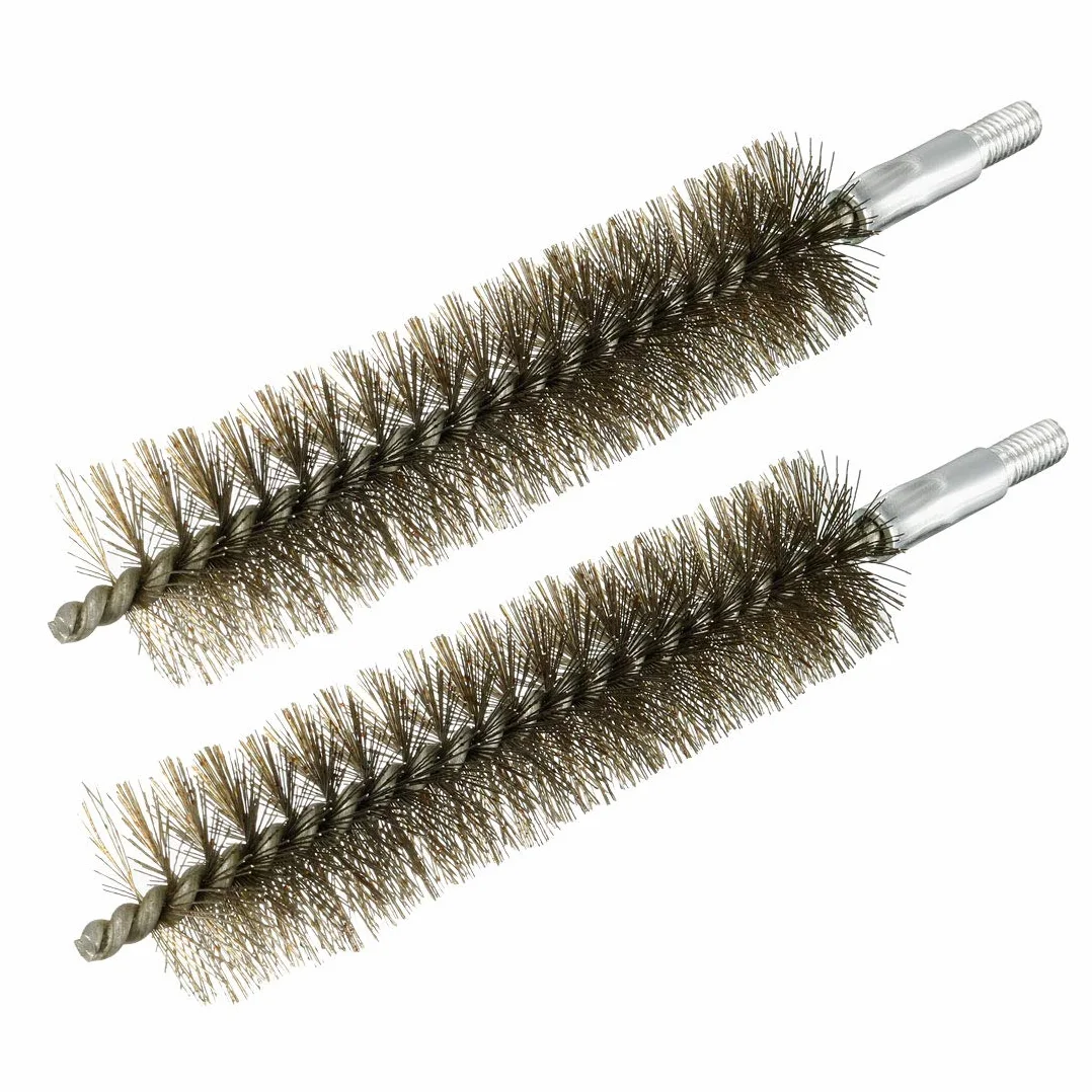 sourcing map 2Stk. M6 Stahldraht Rohr Fegen Reinigung Schornsteinbürste 25mm Durchmesser DE de