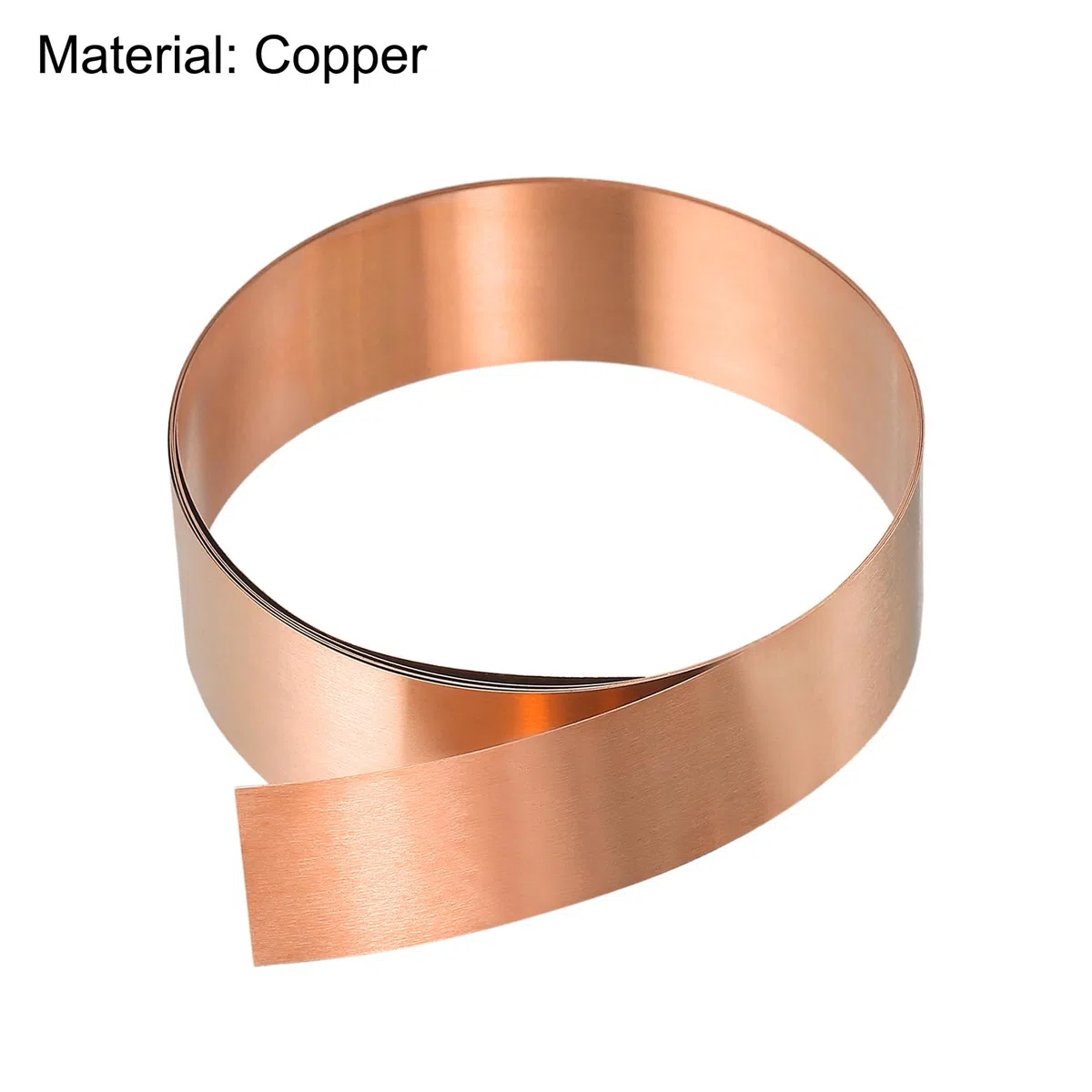 QUARKZMAN Kupferblech Kupferfolie Kupferplatte Kupfermatte Kupferplatten Kupferband Metallfolien Poliertes Kupfer Blatt Rolle Metall Folie Platte 1000mm x 20mm x 1mm
