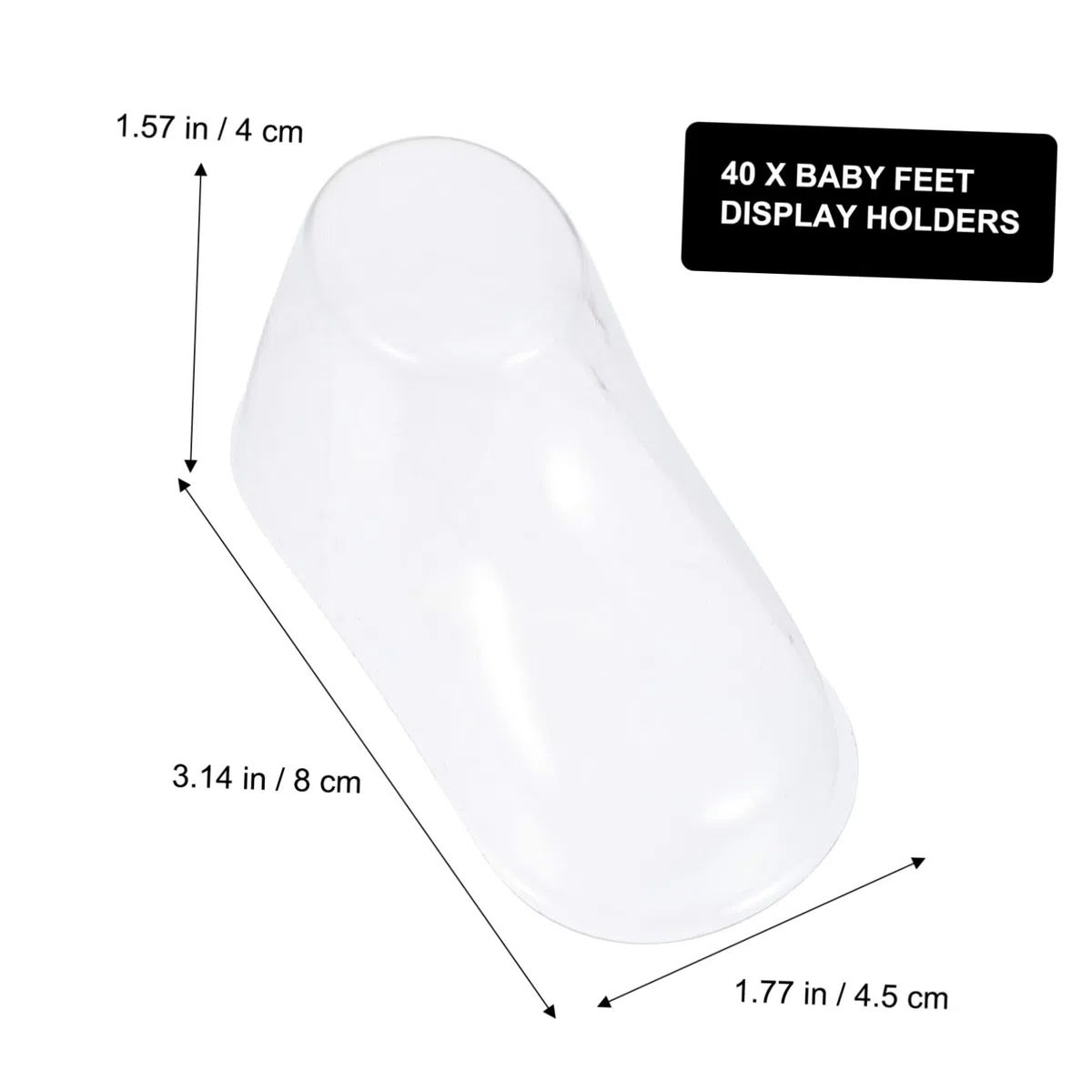 ABOOFAN Transparenter Schuhhalter Babyfüße Aus Robustem Pvc Babyschuh Displayständer Für Kleinkinderschuhe Leichter Stabiler Socken Und Schuhpräsentationsständer