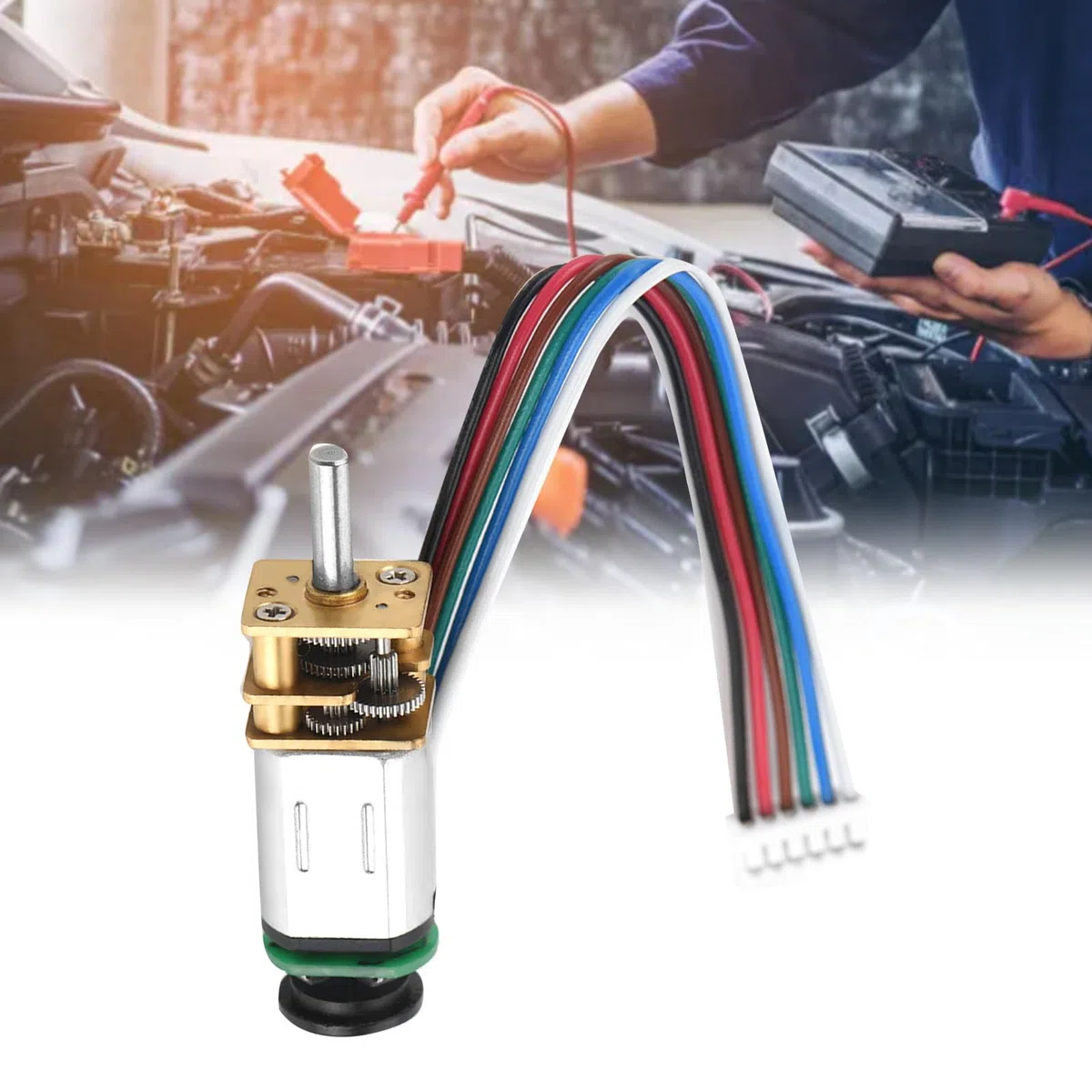 GBMQ-GM12BY20 Getriebemotor Micro Speed Reduction Motor mit Hall Encoder DC6V 70RPM