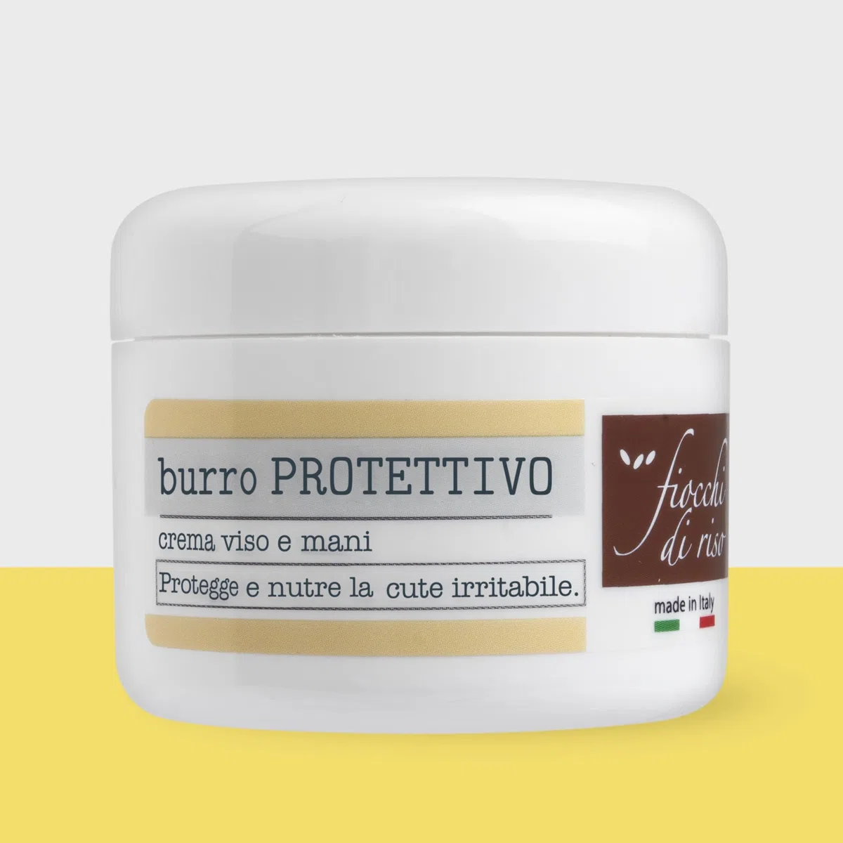 Fiocchi di Riso - Schützende Butter - 30 ml - Winterschutz - Schützt und pflegt die reizbare Haut von Gesicht und Händen.