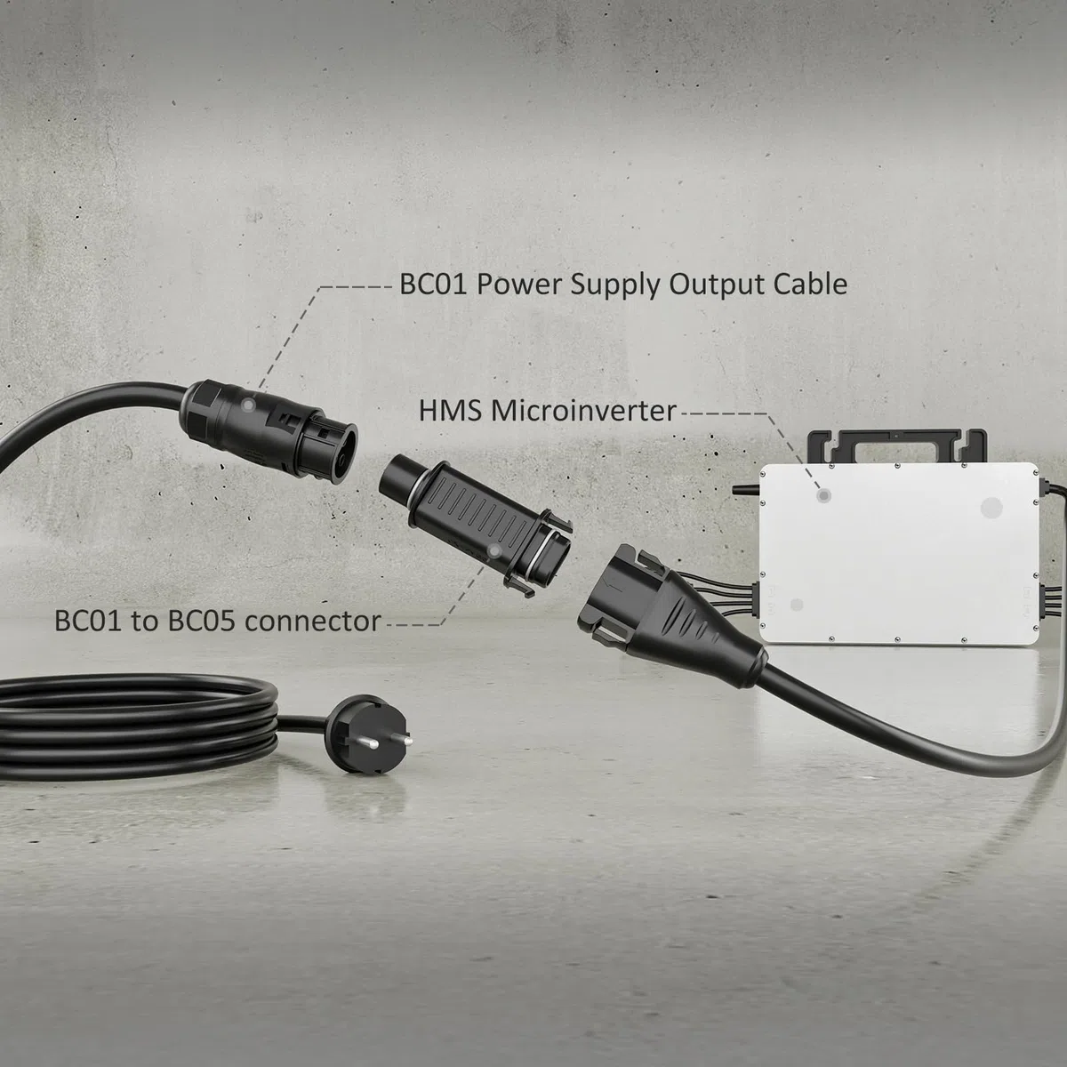 Betteri BC05 zu BC01 Microinverter AC Serieller Anschluss BC01 Stecker Eingang (BC01-BC05)