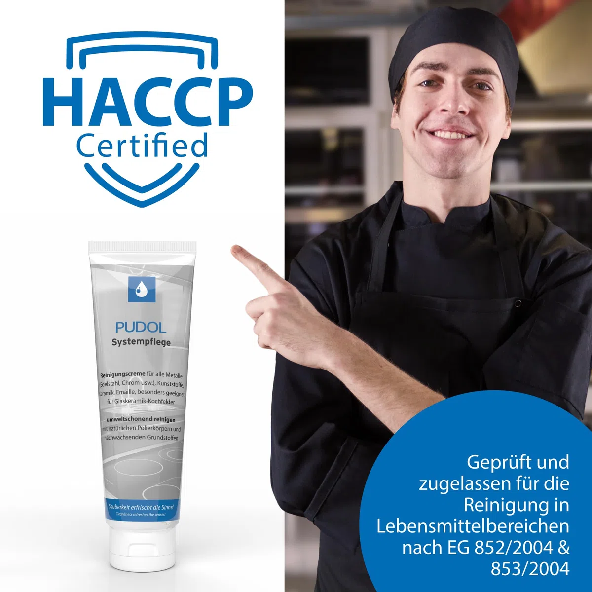 Systempflege (2 x 150ml) – professionelle Reinigung & Pflege für alle Metalle wie Edelstahl, Aluminium & Chrom sowie für Kunststoff, Keramik, Glas & Emaille – für Haushalt, Werkstatt & Gewerbe