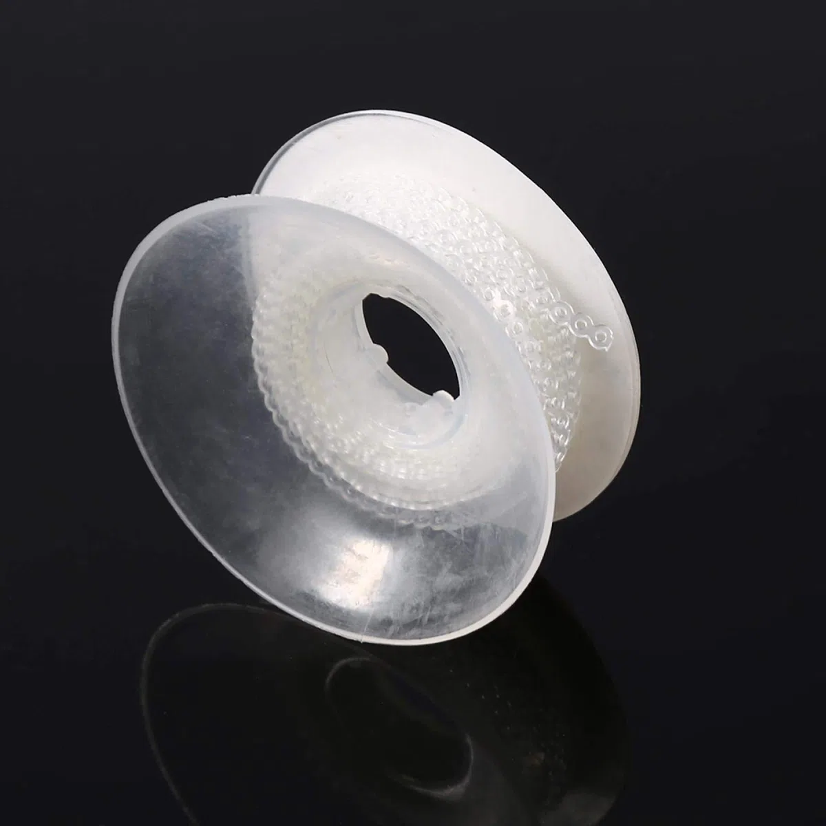 Power Chains 1 Rolle Dental Kieferorthopädische Elastikkette Ultra Power Clear Transparente/Farbige Endlosketten(transparent)
