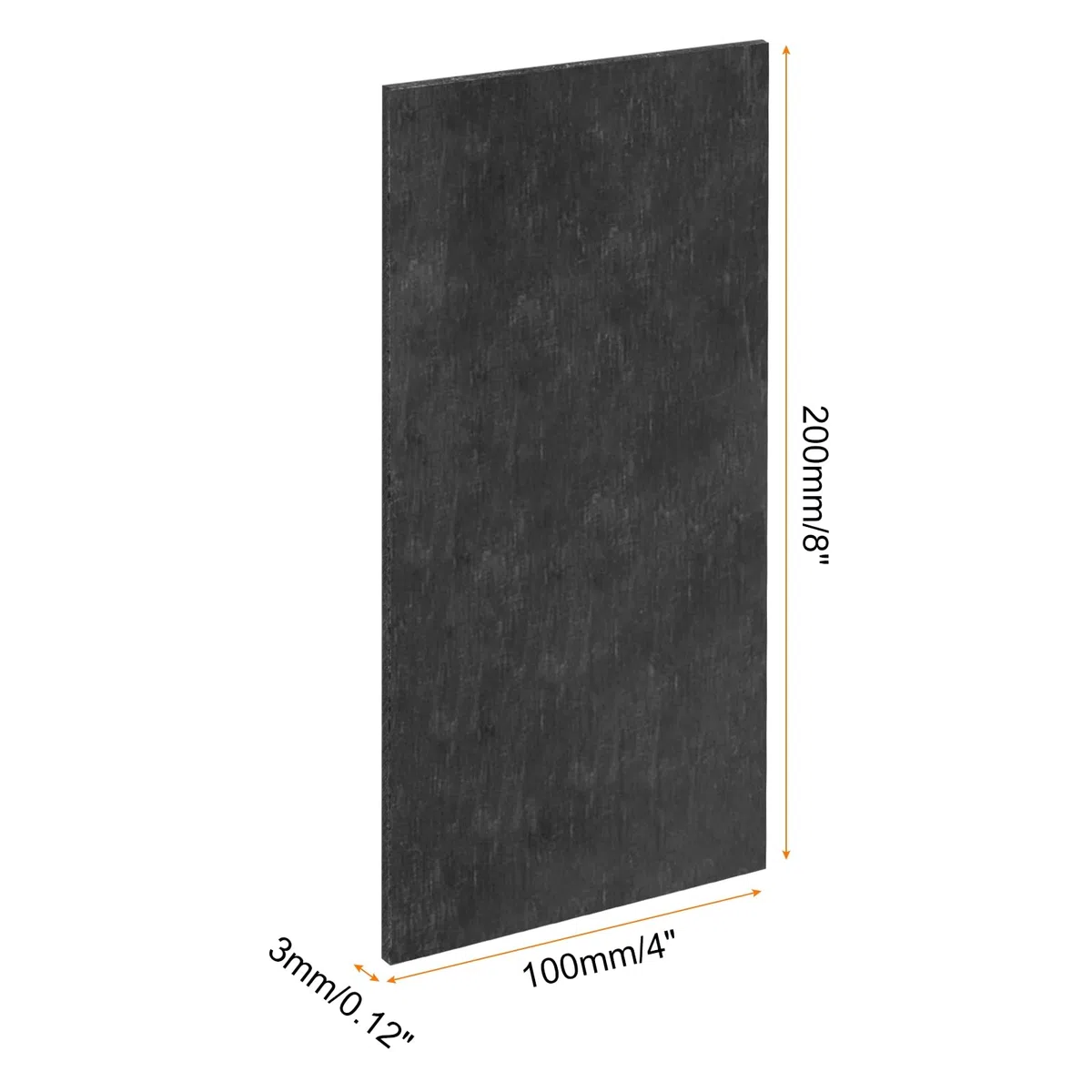 QUARKZMAN Graphitblock Barren Rechteckige Graphitplatte 200x100x3mm Für Schmelzguss