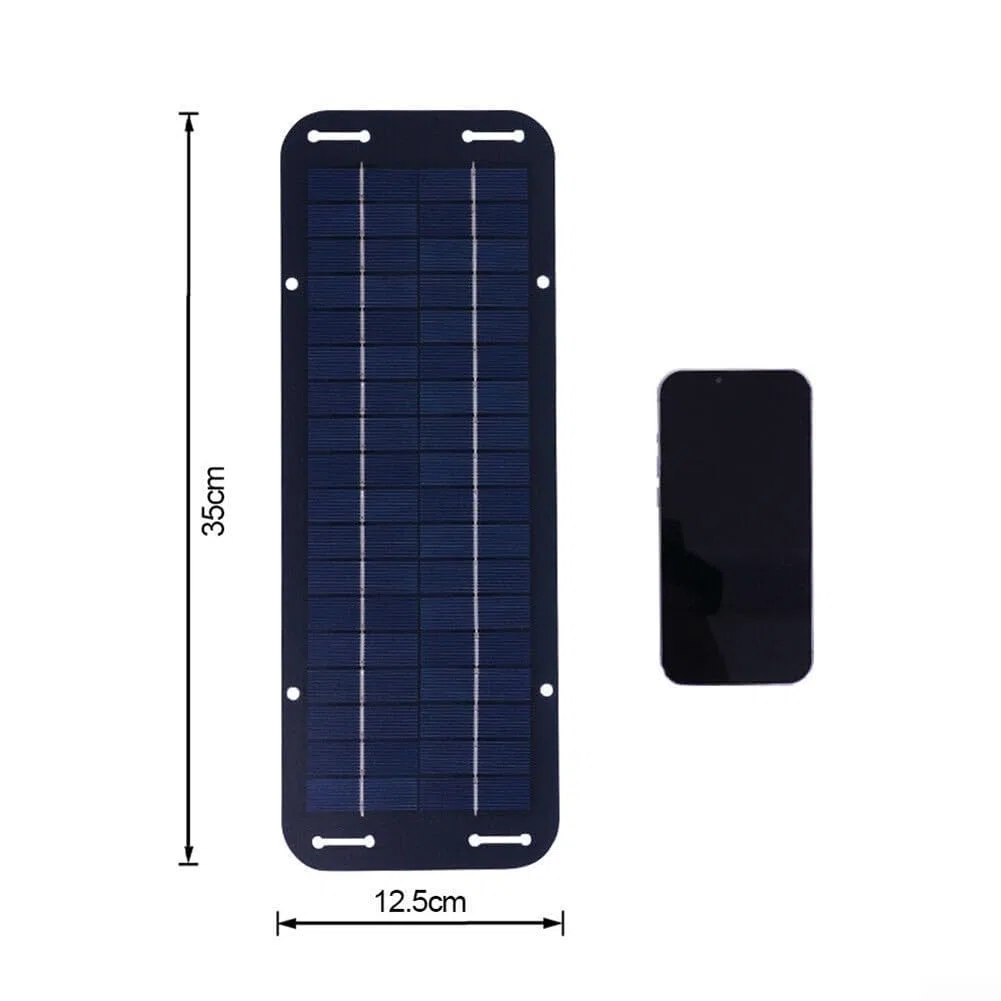 30W 12V Solar Ladegerät Kit mit Hocheffizienz-Panel für Boote, Autos, Wohnmobile und effizientere Batterieerhaltung