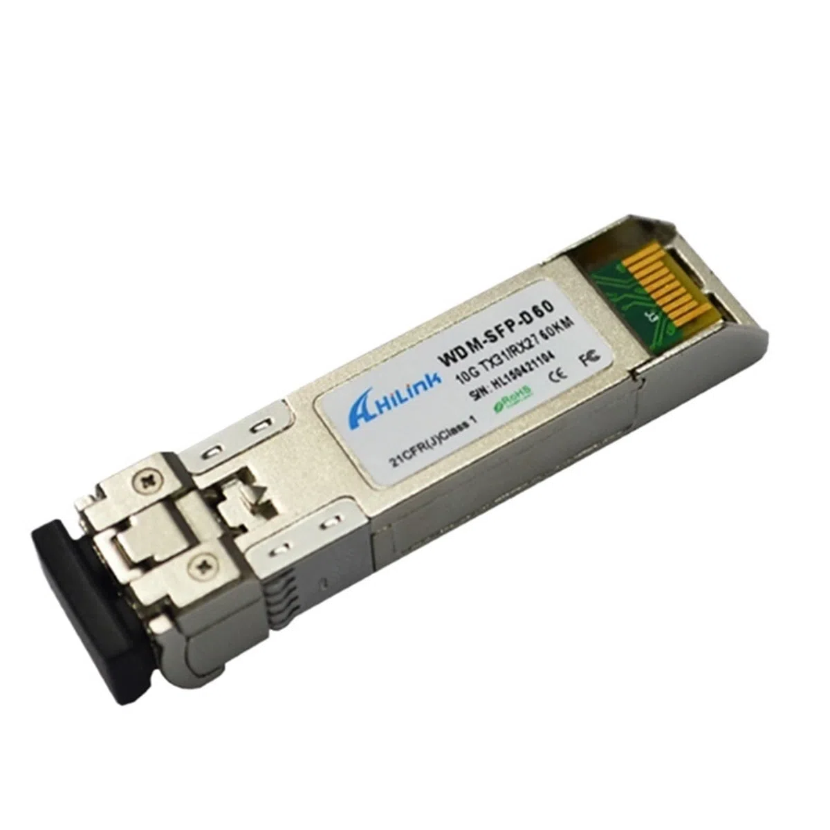 Kompatibles Modul 10G WDM SFP 60Km 1270/1330nm Dom LC