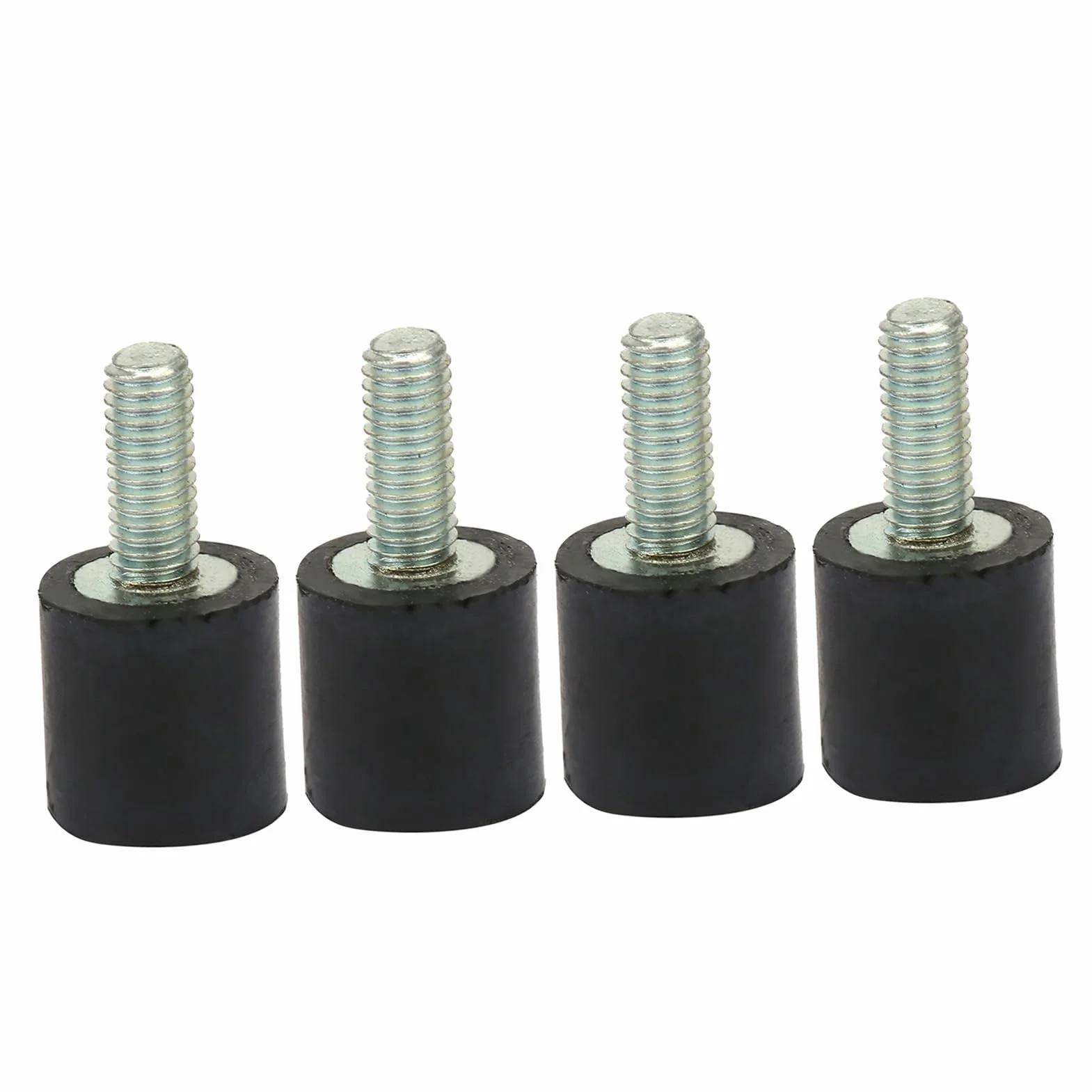 Gummidämpfer, 4 Stück Gummi-Lagerhalterungen mit M3/M5/M6 Bolzen - Stoßdämpfer für Vibrationsschutz