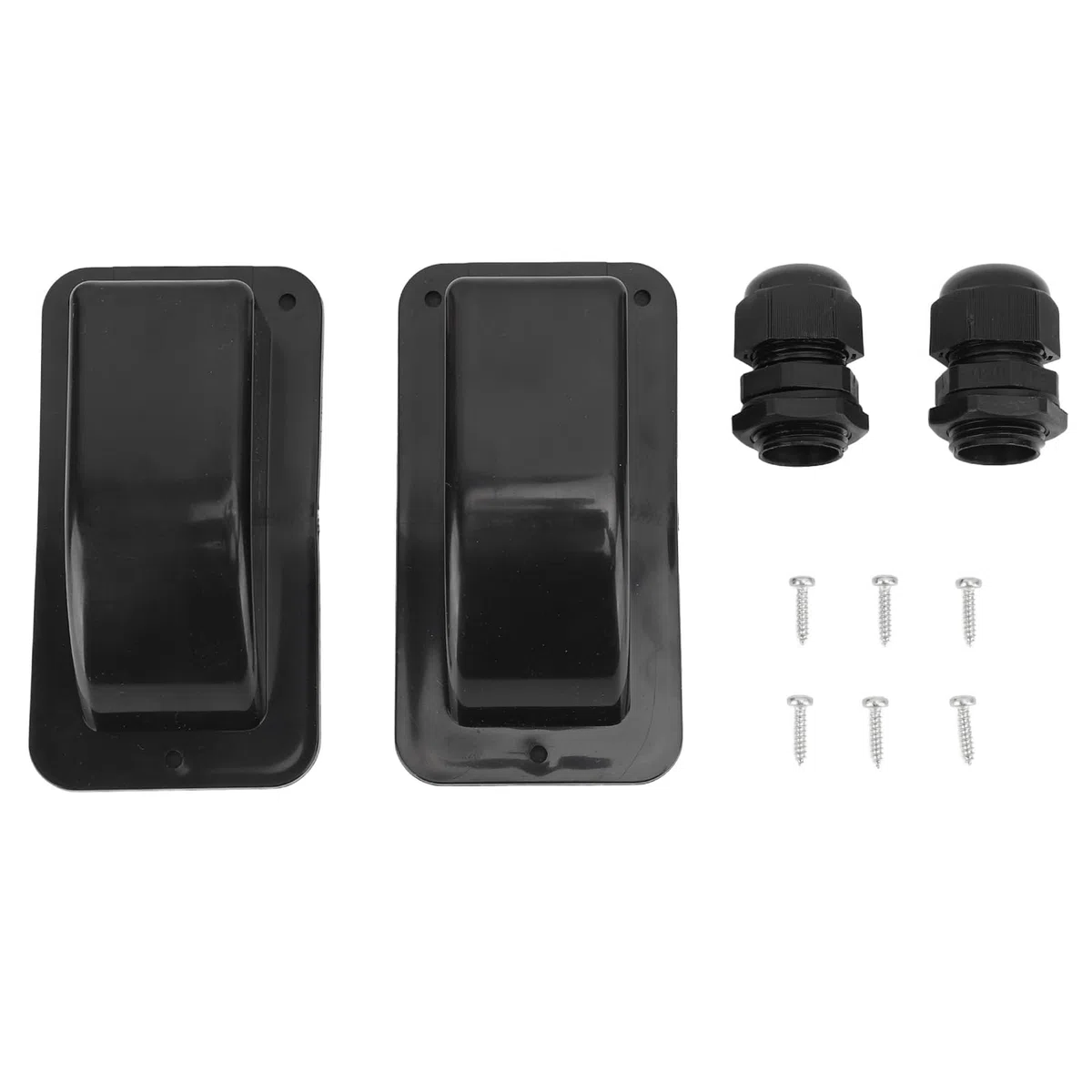 Solar-Kabeleinführungsverschraubung, Wasserdichter Tropfenförmiger Anschluss für 6 Mm²-12 mm² Kabel, Wohnmobil, Boot, Yacht, Dach für Wohnmobil (Black)