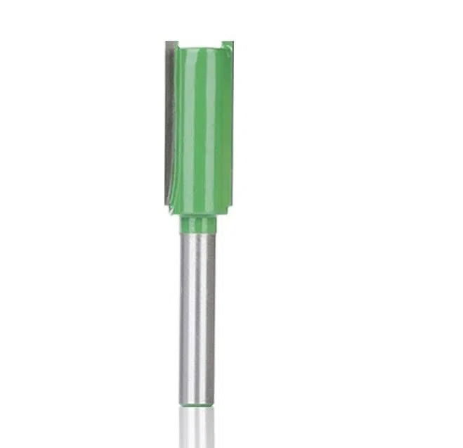 1 STÜCK/7 STÜCKE Fräser 6mm Schaft Einzelne Doppelflöte Gerade Bit Hartmetall Holzfräser for Holzbearbeitungswerkzeug (Color : 6mmx4x20)